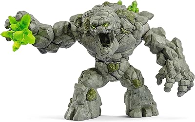 Figurine de monstre en pierre schleich, multicolore