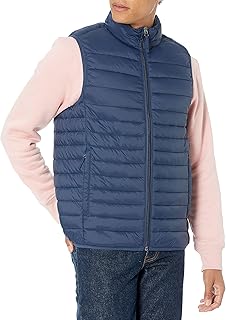 Veste matelassée imperméable et légère amazon essentials pour hommes - bleu marine, xl