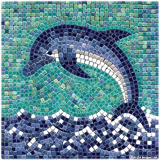 Kit d'art mosaïque diy 7 pouces carré 20 x cm dauphin
