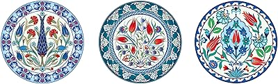 Peintures murales à suspendre en porcelaine tendre de 7 pouces