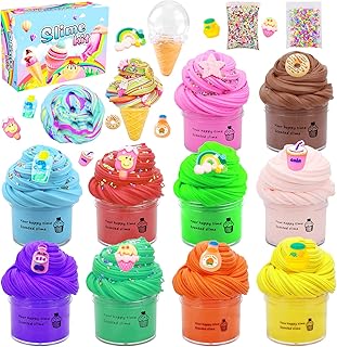 Ensemble de 10 pièces de slime au beurre, petit slime parfumé pour cadeaux