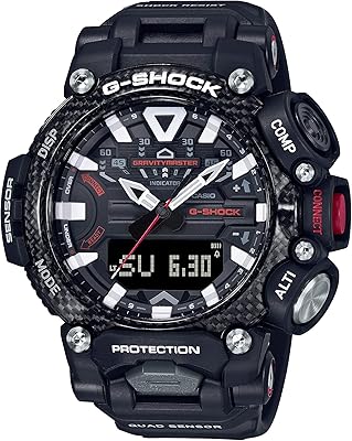 Montre gravity master pour homme grb200-1a, noir, taille unique, noir, bracelet