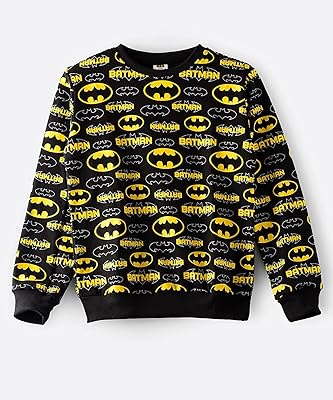 Sweat batman pour grands garçons - noir, 11-12 ans