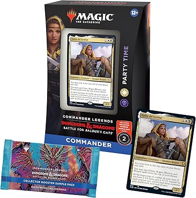 Magic the gathering commander legends : battle for baldur's jet commander deck