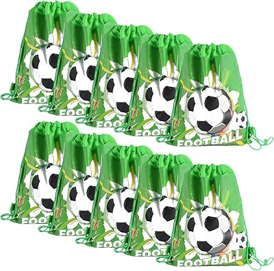 Sacs à cordon de football iblue 10 pièces sac dos cadeau pour enfants