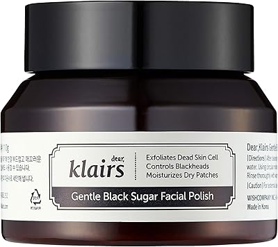 Glair's gentle black face polish | produit de beauté coréen