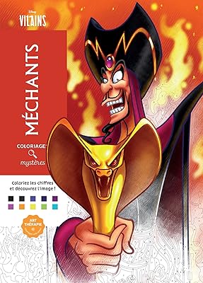 Coloriages mystères disney méchants