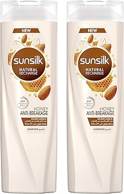 Shampoing anti-casse au miel sunsilk, 400 ml, lot de 2, blanc