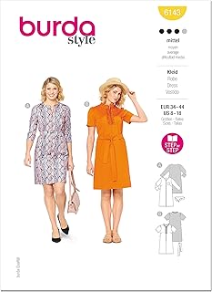 Kit de conception de robe de patron de couture burda, multicolore