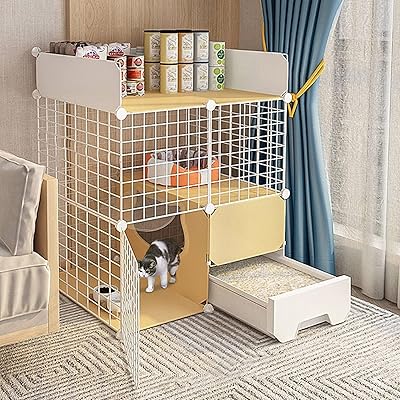 Grandes cages d'intérieur pour chats petite cage pour animaux de compagnie pliable portable