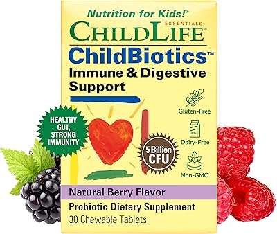 Soutien immunitaire et digestif pour enfants de child biotics - probiotiques pour enfants