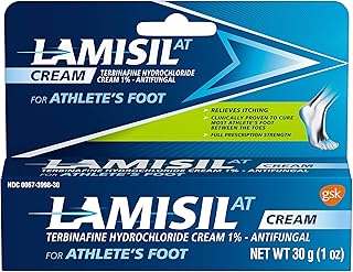 Crème antifongique pour pieds d'athlète lamisil, force de prescription complète pour les démangeaisons
