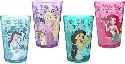 Zack designs ensemble de gobelets gigognes disney princess de 145 onces comprenant