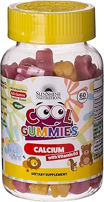 Sunshine nutrition cool gum avec calcium