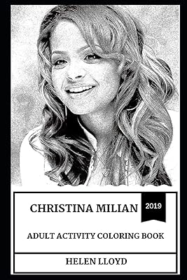 Livre de coloriage d'activités pour adultes christina milian