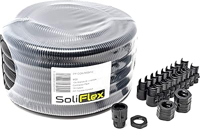 Kit de passe-câbles flexible pour usage extérieur ip40-10m bobines d'enfouissement