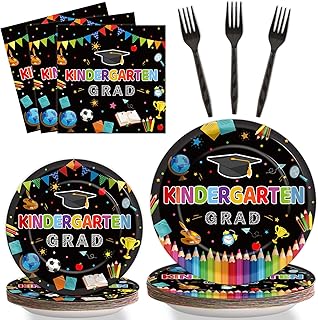 Fournitures de fête de remise de diplôme pour la maternelle ensemble de vaisselle