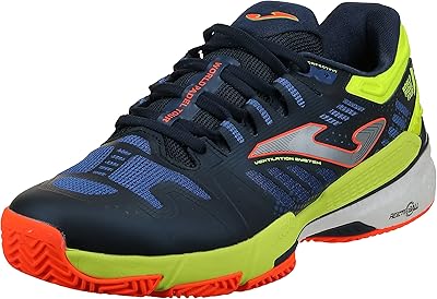 Chaussures paddle slam 22 clay pour hommes, royal lemon floral, 41 eu