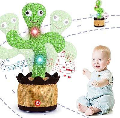 Jouets de cactus dansants pour enfants, un jouet de cactus qui parle, rampe