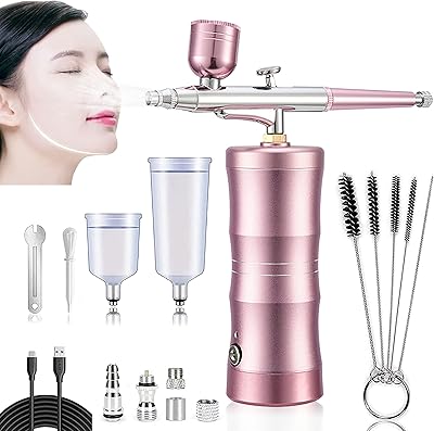 Kit d'aérographe portable kit portable pour le maquillage passe-temps d'art polyvalent