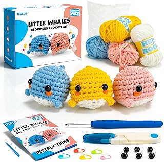 Kit de crochet pour débutant kits enfants et adultes kit de 3 pièces