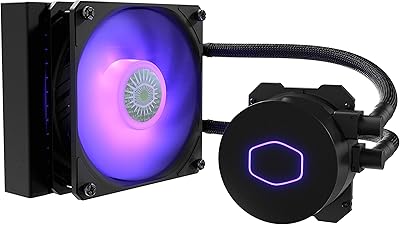 Cooler master liquid ml120l v2 rgb cpu refroidisseur liquide - effets d'éclairage plus