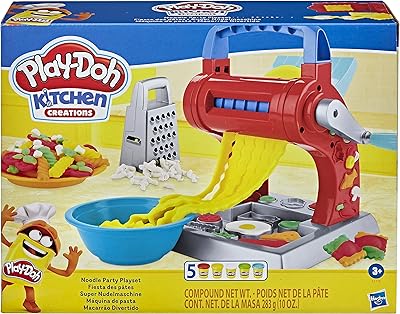 Ensemble de jeu play-doh noodle party pour enfants âgés de 3 ans