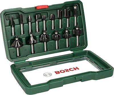 Ensemble d'outils manuels bosch 15 pièces pour friteuse hm (8 mm)