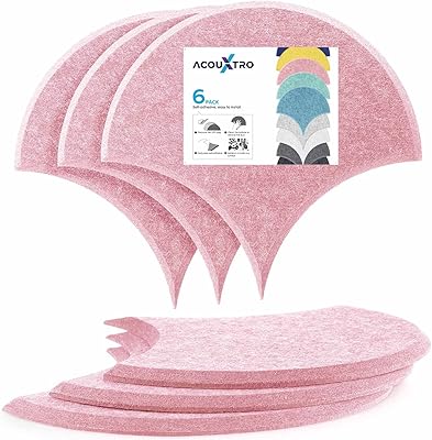Panneaux muraux insonorisants de 6" panneaux acoustiques auto-adhésifs de 12" x 11"