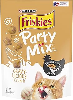 Purina friskies party mix nourriture pour chat adulte - (6) sacs de 6