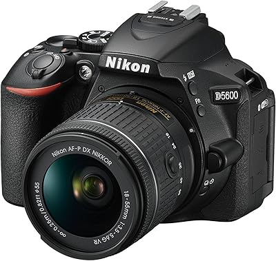 Appareil photo reflex numérique nikon d5600 avec objectif vr dx af-p 18-55 mm