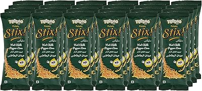 Teetoo hot chili pepper lime stix ensemble de 24 pièces 15 g