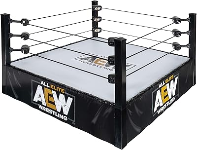 Ensemble de bagues d'action all elite wrestling unrewilded - bague d'action originale