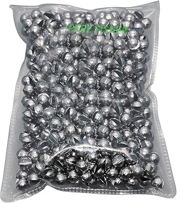 Fisher split-shot amovible gratuit, 500 pièces de plomb coulant fendu pour la pêche