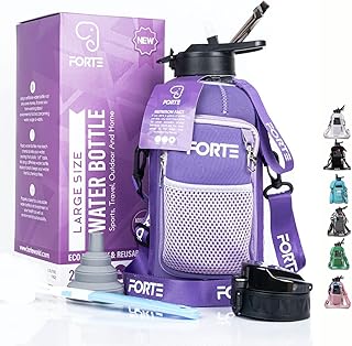 Grande bouteille d'eau forte de 2,2 l - grande carafe étanche d'un demi-gallon