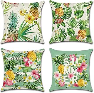 Ensemble de housses de coussin décoratives imperméables alykdon, parfaites pour une terrasse extérieure