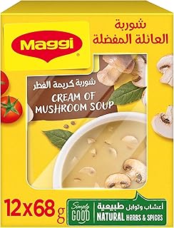 Soupe crème de champignons maggi 68g (paquet de 12)