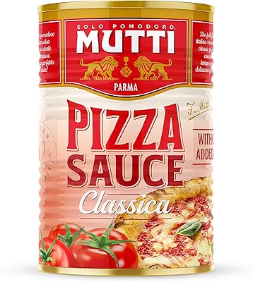 Mutti - sauce à pizza classica 400g, (pack de 1), rouge