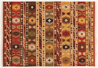 Tapis kilim de jalal sivas kilim rug 3, rouge/multicolore, 60 x 90 cm