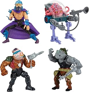Teenage mutant ninja turtles : ensemble de figurines playmates toys classic transformers