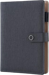 Cahier d'écriture à spirale en cuir, agenda rechargeable à 6 anneaux, organisateur personnel