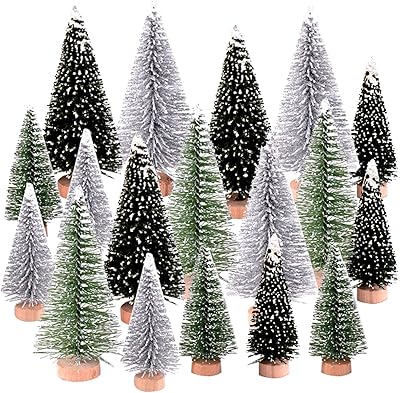 Mini sapin de noël en sisal de neige artificiel sans égal 18