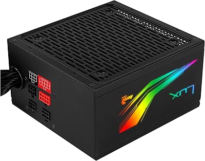 Alimentation aero cool lux 550 w rvb, 80 plus bronze 230 v