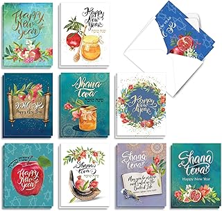 The best card company - 20 cartes de notes rosh hashanah