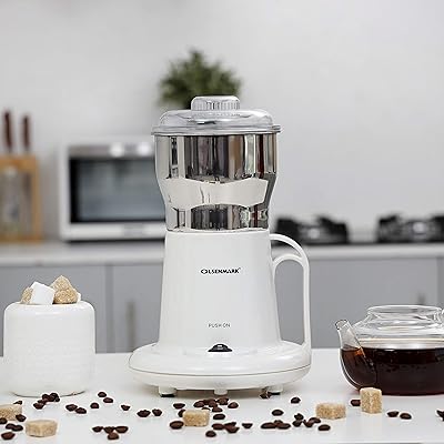 Moulin à café olsenmark 200w électrique bol et lames en acier inoxydable