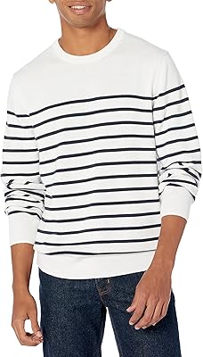 Pull slim à col rond amazon essentials pour hommes