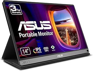 Asus zenscreen mb14ac moniteur portable usb type-c 14 pouces 1080p fhd, ips eye