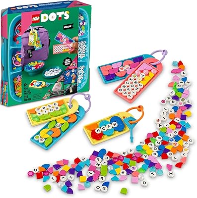 Ensemble de cartes big bag lego dots - 41949 ensemble de lettres