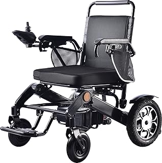 Fauteuil roulant électrique léger pour adultes, fauteuil roulant pliable rapide avec batterie au lithium 24 v 12 ah et moteurs à double brosse 250 w, portée de 15 à 20 km. Diaytar Sénégal : Le plaisir d'acheter sans se priver