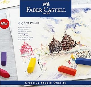 Ensemble de pastels doux faber-castell creative studio, 48 couleurs